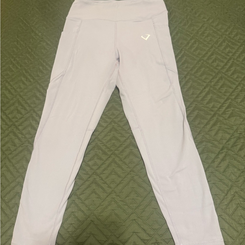Violate the Dresscode Light Blue Luxe Leggings with pockets